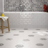 Hexatile White Matt Tiles