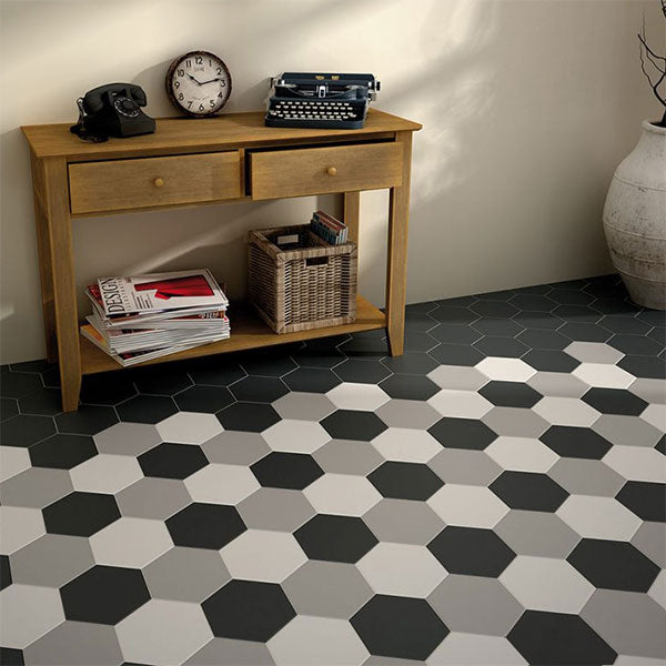 Hexatile White Matt Tiles