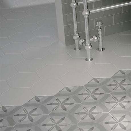 Hexatile White Matt Tiles