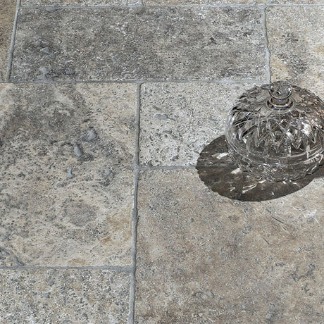 IS Silver Tumbled Travertine