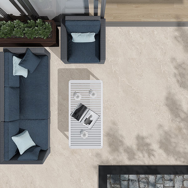 Jupiter Rock Beige Rectified Outdoor Tiles