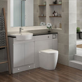 Kew 1TH Semi Recessed Basin 555 x 435mm