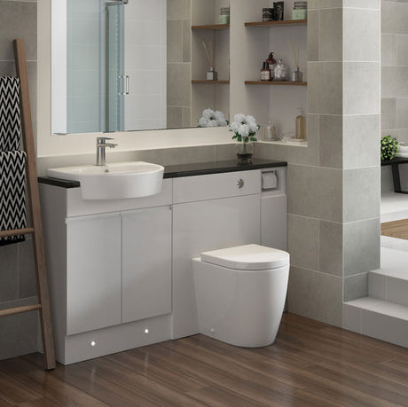 Kew 1TH Semi Recessed Basin 555 x 435mm