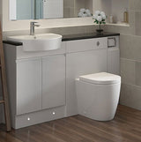 Kew 1TH Semi Recessed Basin 555 x 435mm