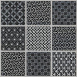 Kinetic Black Glass Mosaic 29.7 x 29.7cm
