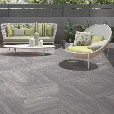 Laguna Anthracite Rectified Outdoor Tiles 60 x 60cm