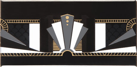 Original Style Black Manhattan Border Tile