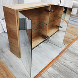 Mereway 2 Door Mirror Cabinet 610 x 600mm