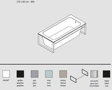 MODUL KRION colour chart with steel frame