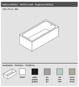 MODUL KRION Bathtub Colour Chart