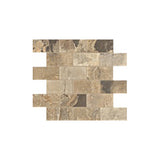 Unicom Starker Natural Slate Autumn Brick Mosaic 30 x 30cm