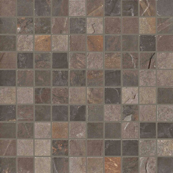 Unicom Starker Natural Slate Multicolour Mosaico 30.5 x 30.5cm