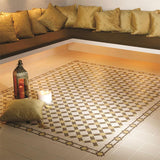 Odyssey Alhambra Summer Yellow and Regency Bath on White Tiles