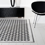 Odyssey Bavaria Black on Dover White Tiles