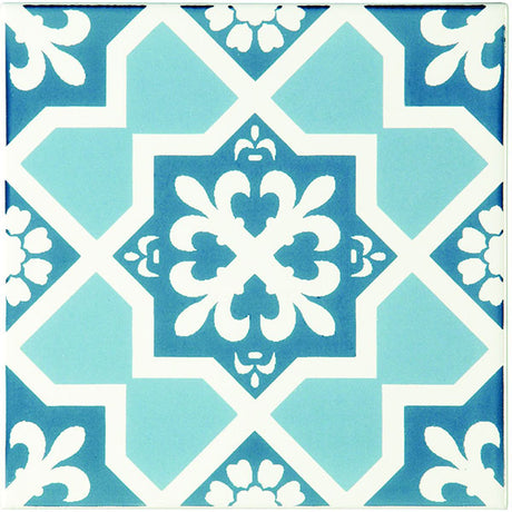 Odyssey Blue Tapestry Liberte Blue 15.2 x 15.2cm