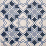 Odyssey Bolero Light/Dark Blue on Chalk Tile