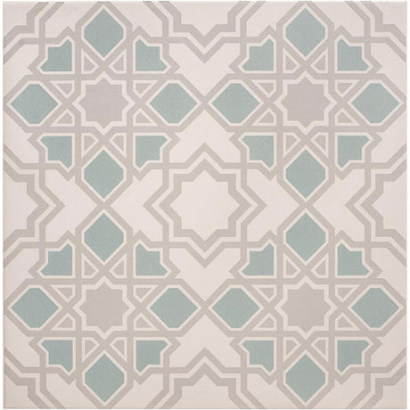Odyssey Bolero Teal on Chalk Tile