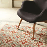 Odyssey Co-ordinating Plain White Tiles (with Odyssey Vogue Rose Tile)