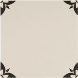 Odyssey Empire Black on Dover White Tile