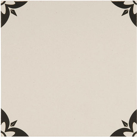 Odyssey Empire Black on Dover White Tile