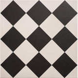 Odyssey Harlequin Large Black on Chalk Tile