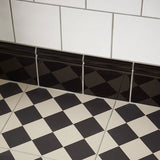 Odyssey Harlequin Large Black on Chalk Tiles