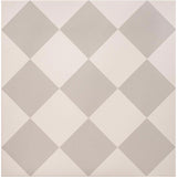 Odyssey Harlequin Large Grey on Chalk Tile