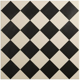 Odyssey Harlequin Small Black on Chalk Tile