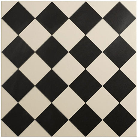 Odyssey Harlequin Small Black on Chalk Tile