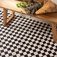 Odyssey Harlequin Small Black on Chalk Tiles