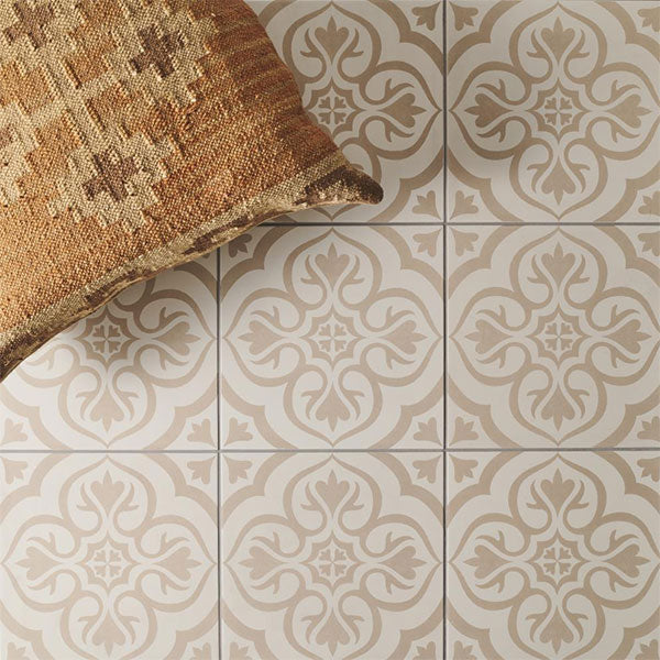 Odyssey Knightshayes Taupe on Chalk Tile