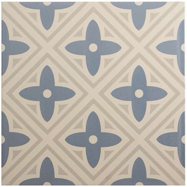 Odyssey Leigh Light Blue on Chalk Tile