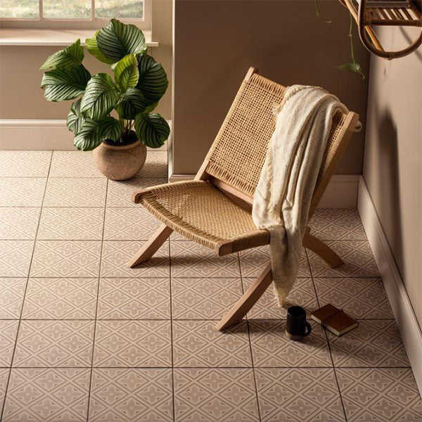 Odyssey Leigh Taupe on Chalk Tiles