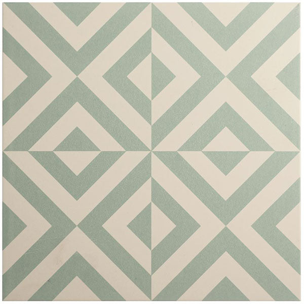 Odyssey Penshaw Teal on Chalk Tile