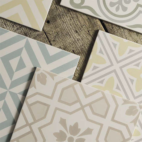 Selection of Odyssey wall and floor tiles