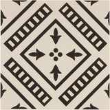 Odyssey Pompeii Black on Dover White Tile