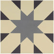Odyssey Seville Light Blue & Dark Blue on Dover White Tile