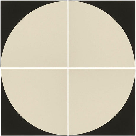 Odyssey Tao 2 Black on Dover White Tiles x 4