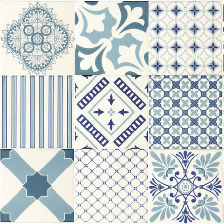 Odyssey Tapestry Blue Collection - 12 tile set
