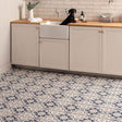 Odyssey Vogue Dark Blue/Light Grey on Chalk Tiles
