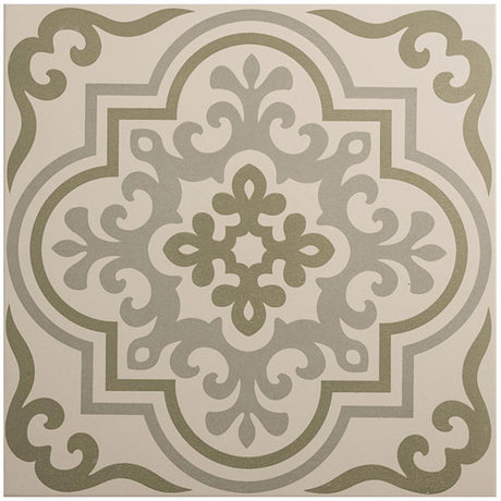 Odyssey Vogue Green on Chalk Tile