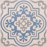 Odyssey Vogue Light Blue/Stone on Chalk Tile