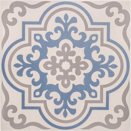 Odyssey Vogue Light Blue/Stone on Chalk Tile