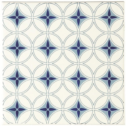 Odyssey Blue Tapestry Toulon Blue 15.2 x 15.2cm