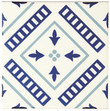 Odyssey Blue Tapestry Vannerie Blue 15.2 x 15.2cm