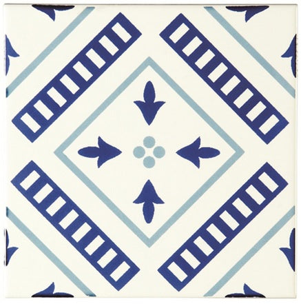 Odyssey Blue Tapestry Vannerie Blue 15.2 x 15.2cm