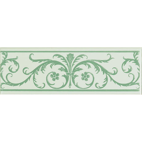 Original Style Acanthus Jade Breeze Border Tile