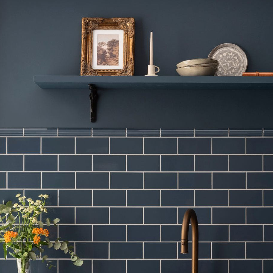 Original Style Albert Ascot Blue Border