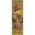 Original Style Alphonse Mucha Evening Reverie RH 3-tile Set