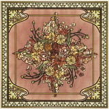 Original Style Alphonse Mucha Spring Single Floral Tile